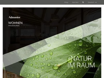 Website von Admonter Holzindustrie AG