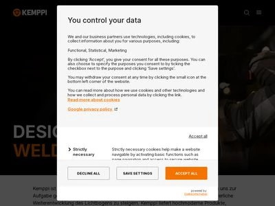 Website von Kemppi GmbH
