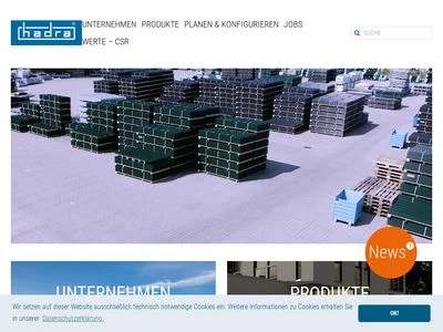 Website von Hanseatischer Drahthandel GmbH