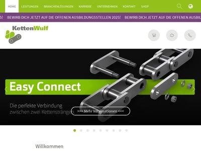 Website von KettenWulf Betriebs GmbH