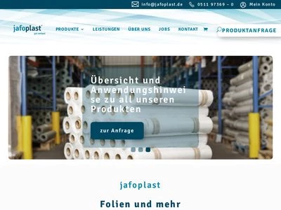 Website von Jafoplast GmbH