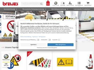 Website von Brewes GmbH