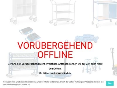 Website von GET Gabelstapler-Ersatzteile & Transportgeräte