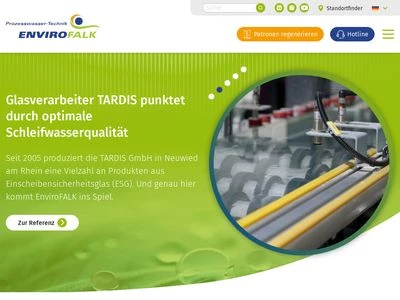 Website von EnviroFALK GmbH