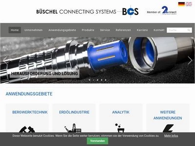 Website von Büschel Connecting Systems GmbH