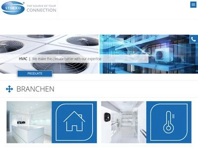 Website von Stocko Contact GmbH & Co. KG