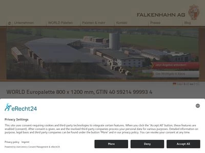 Website von Falkenhahn AG