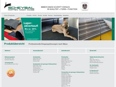 Website von Scheybal GmbH