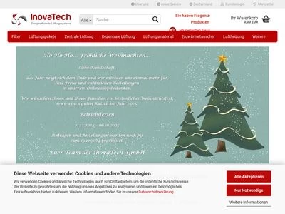 Website von InovaTech GmbH