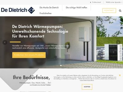 Website von BDR THERMEA France S.A.S