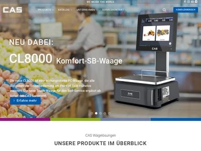 Website von CAS Deutschland AG