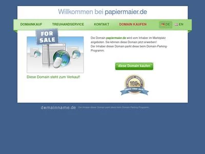 Website von Eugen Maier Papierwarenfabrik GmbH & Co KG