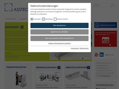 Website von ASSTEC GmbH & Co. KG