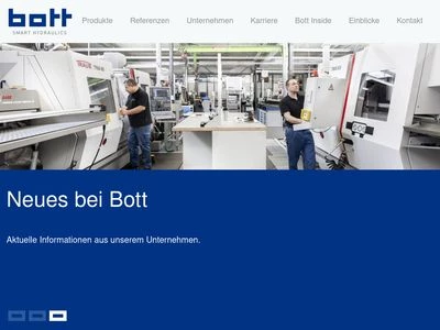 Website von Wolfgang Bott GmbH & Co. KG