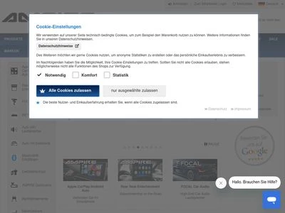 Website von Ampire Electronics GmbH & Co.KG