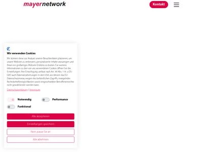 Website von mayer-network GmbH