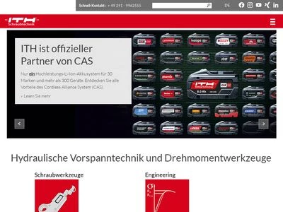 Website von ITH GmbH & Co. KG