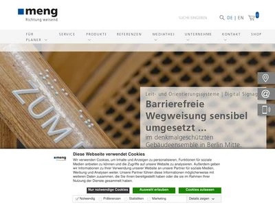 Website von Informationstechnik Meng GmbH