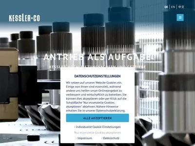 Website von Kessler & Co. GmbH & Co. KG