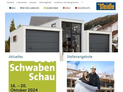 Website von Emil Steidle GmbH & CO.KG