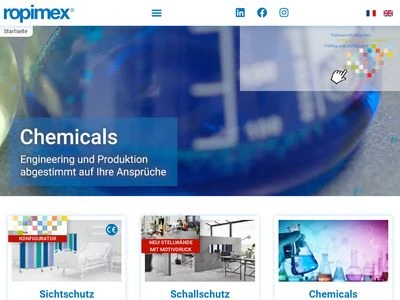 Website von Ropimex R. Opel GmbH