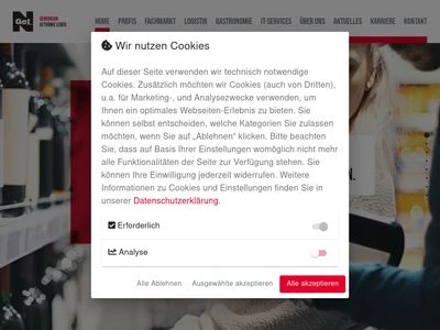 Website von Get N Getränke National GmbH & Co. KG