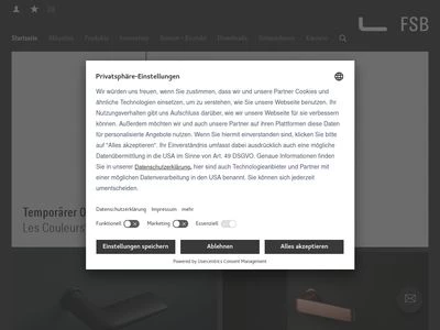 Website von Franz Schneider Brakel GmbH + Co KG