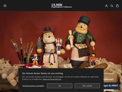 Website von Ulmik M.Glöckner und R.Zeidler GbR