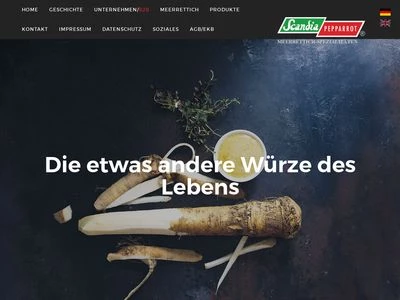 Website von Erich Trapp Scandia Meerrettich-Fabrikate GmbH & Co. KG