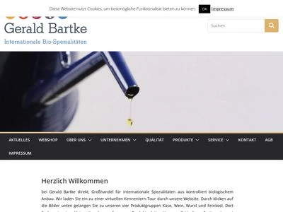 Website von Gerald Bartke GmbH