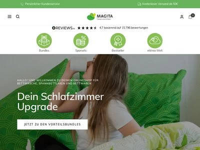 Website von Magita - clever einrichten