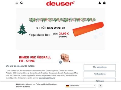 Website von Deuser GmbH & Co. KG