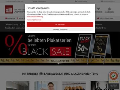 Website von Otto Zill & Co. GmbH