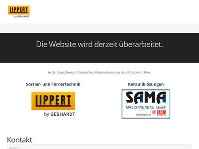 Website von Lippert GmbH & Co. KG