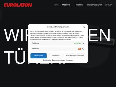 Website von EUROLATON-Deutschland GmbH