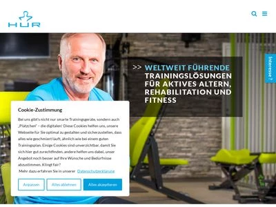 Website von HUR Deutschland GmbH