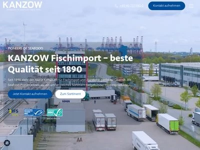 Website von Rud. Kanzow GmbH & Co. KG