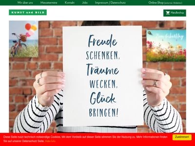 Website von Kunst und Bild GmbH