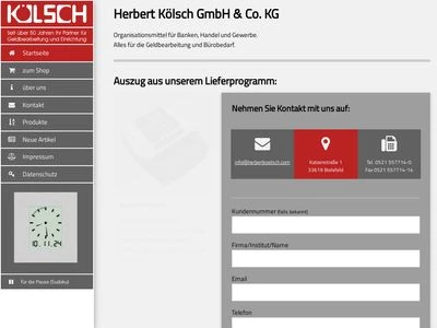 Website von Herbert Kölsch GmbH & Co. KG