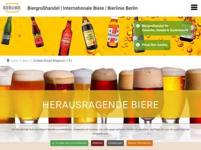 Website von Bierlinie GmbH