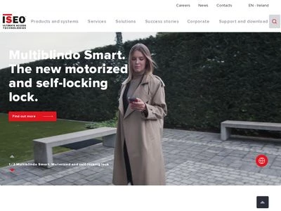 Website von Iseo Deutschland GmbH