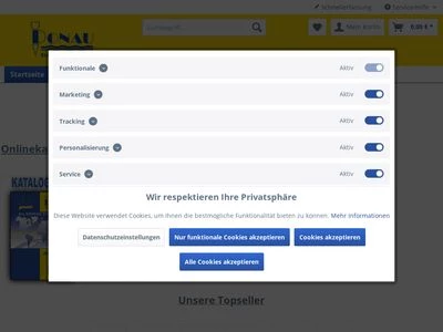 Website von Donau Elektronik GmbH