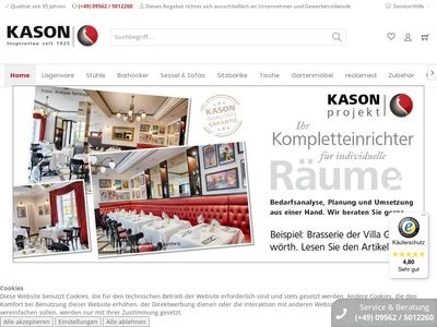 Website von KASON 