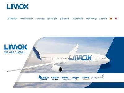 Website von LIMOX GmbH