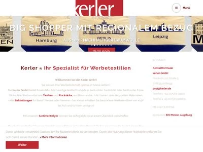 Website von Kerler GmbH