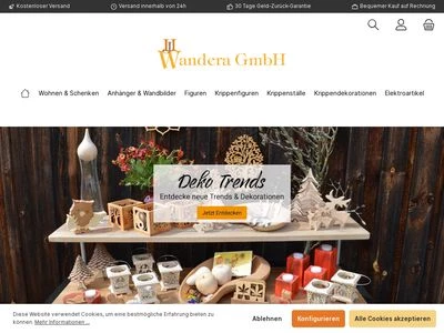 Website von Wandera GmbH