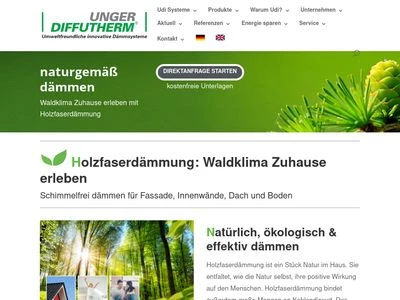 Website von UdiDÄMMSYSTEME GmbH