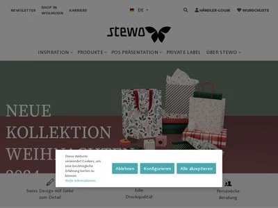 Website von Stewo International AG