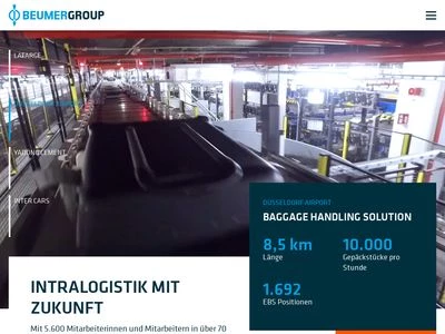 Website von BEUMER Group GmbH & Co. KG