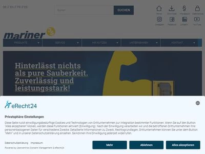 Website von Mariner 3S AG